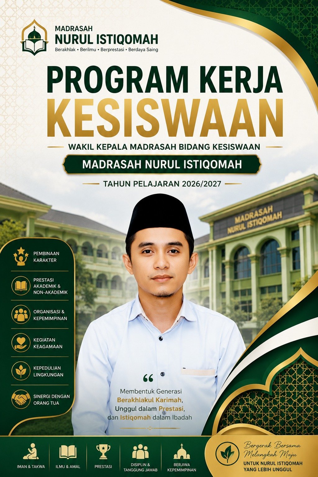 PROGRAM KERJA WAKIL KEPALA MADRASAH BIDANG KESISWAAN